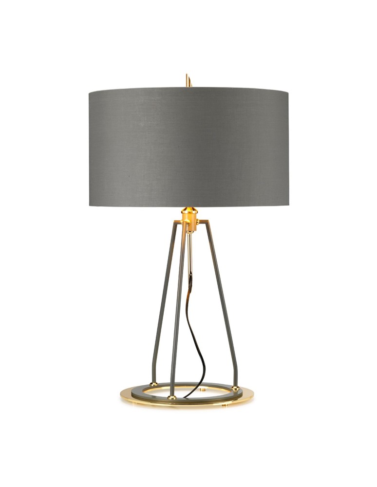 Lampy stołowe z abażurem - Elstead FERRARA Lampa Stołowa E27 1x60W Złoty FERRARA-TL-GPG - produkt kolory-swiatla.pl 1
