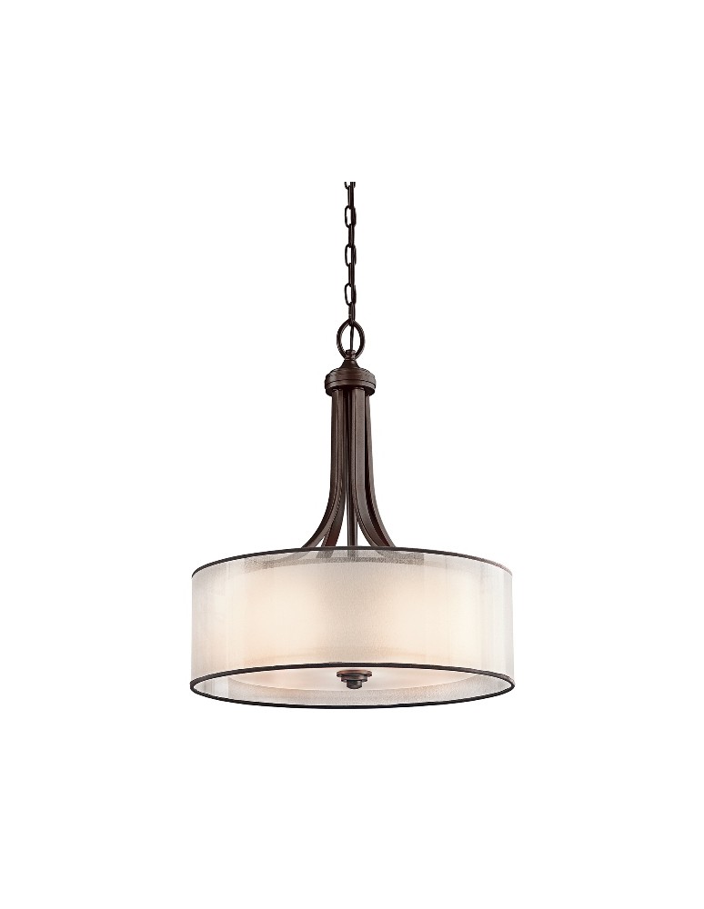 Żyrandole - Kichler LACEY 4x100W E27 KL/LACEY/P/L MB Wisząca - produkt kolory-swiatla.pl 1