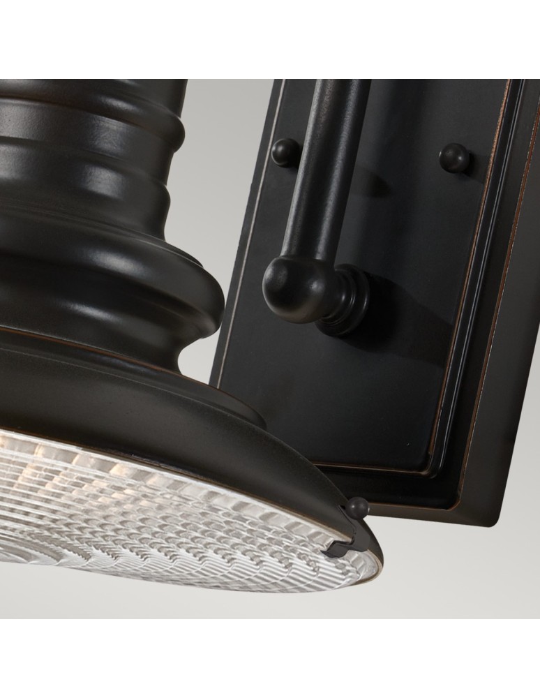 Elstead REDDING STATION Kinkiet E27 1x100W IP44 Brązowy FE-REDDING2-S-RB