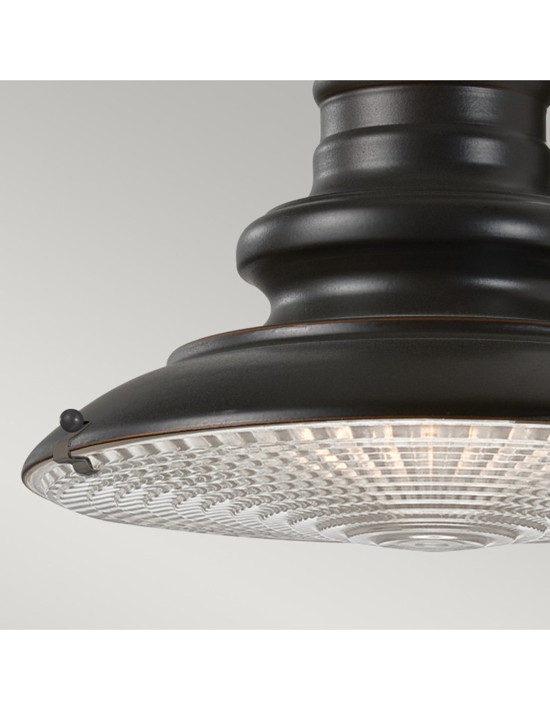 Elstead REDDING STATION Kinkiet E27 1x100W IP44 Brązowy FE-REDDING2-S-RB