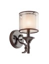 Kichler LACEY 1x60W E14 KL/LACEY1 MB Kinkiet