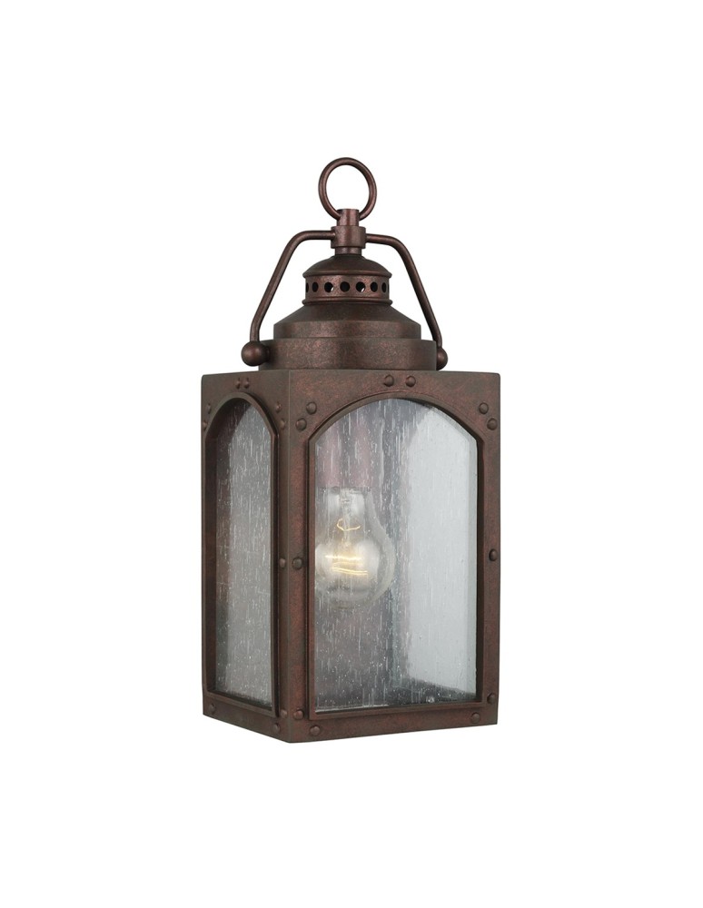 Kinkiety zewnętrzne - Elstead RANDHURST Kinkiet E27 1x60W IP44 Miedziany FE-RANDHURST-S-CO - produkt kolory-swiatla.pl 1