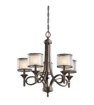 Żyrandole retro - Kichler LACEY 5x60W E14 KL/LACEY5 MB Wisząca - product 1