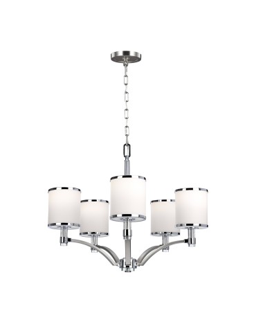 Elstead PROSPECT PARK Żyrandol E27 5x60W Nikiel/Chrom FE-PROSPECT-PARK5