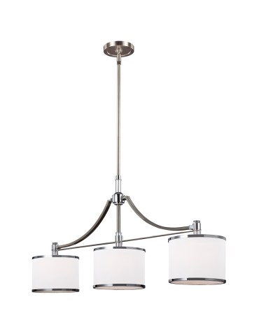 Elstead PROSPECT PARK Żyrandol E27 3x60W Nikiel/Chrom FE-PROSPECT-PARK-3P