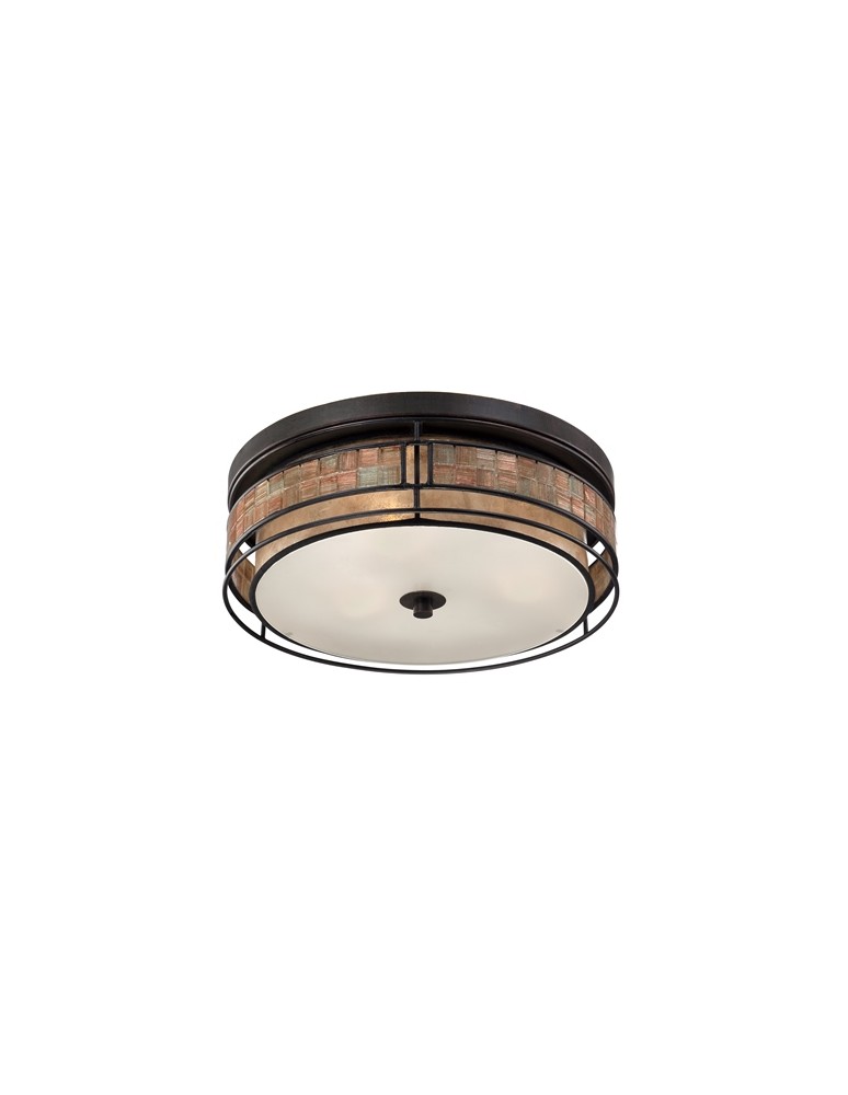 Lampy sufitowe - Quoizel LAGUNA 3x40W E27 QZ/LAGUNA/F/L Plafon - produkt kolory-swiatla.pl 1