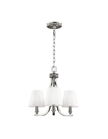 Elstead PAVE Żyrandol E14 3x60W Nikiel FE-PAVE3