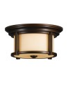 Elstead MERRILL Plafon E27 2x60W IP44 Brązowy FE-MERRILL-F