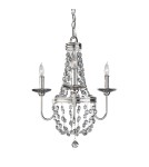 Żyrandole - Elstead MALIA Żyrandol E14 3x60W Nikiel FE-MALIA3 - product 1