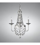 Żyrandole - Elstead MALIA Żyrandol E14 3x60W Nikiel FE-MALIA3 - product 2
