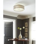 Lampy sufitowe - Elstead LUCIA Plafon E27 6x60W Srebrny FE-LUCIA-6SF-L - product 2