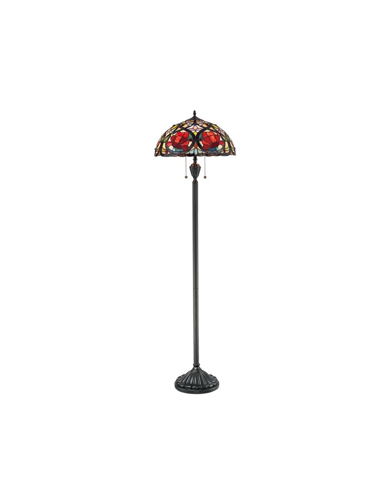Lampy podłogowe - Quoizel LARISSA 2x100W E27 QZ/LARISSA/FL Podłogowa - produkt kolory-swiatla.pl 1
