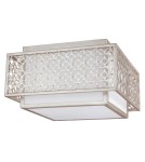 Lampy sufitowe - Elstead KENNEY Plafon E27 2x60W Srebrny FE-KENNEY-F - product 1
