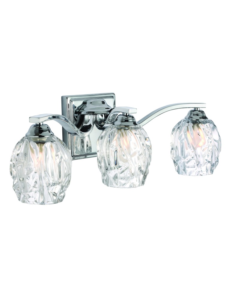 Elstead KALLI Kinkiet G9 3x3W IP44 Chrom FE-KALLI3-BATH