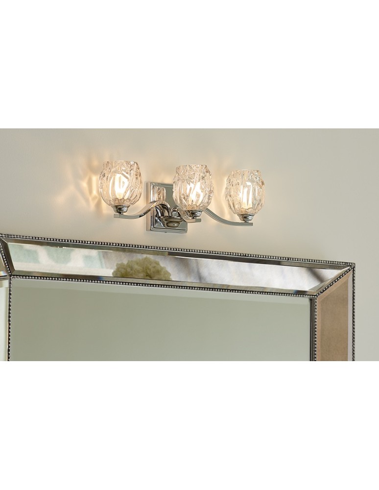 Elstead KALLI Kinkiet G9 3x3W IP44 Chrom FE-KALLI3-BATH
