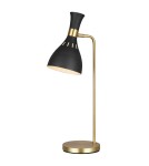 Lampy stołowe do czytania - Elstead JOAN Lampa Stołowa E27 1x60W Czarny/Mosiądz FE-JOAN-TL-MB - product 1