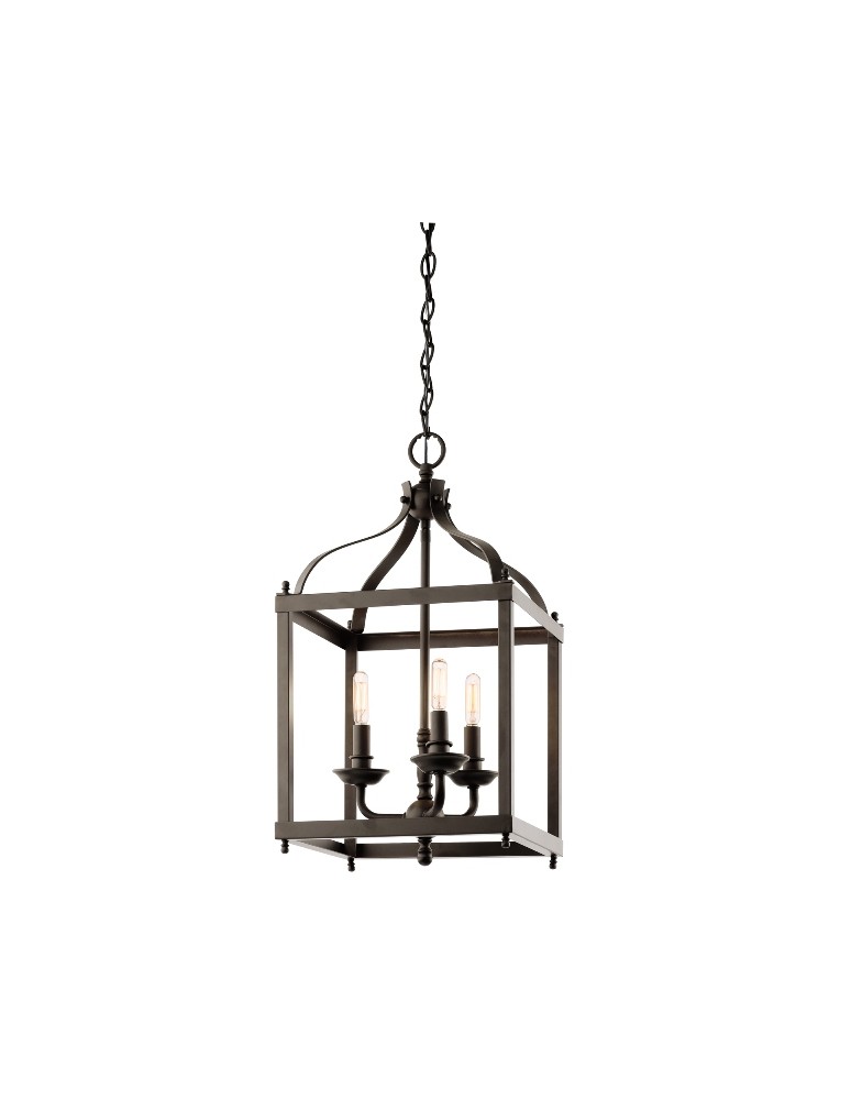Żyrandole retro - Kichler LARKIN 3x60W E14 KL/LARKIN/P/M OZ Wisząca - produkt kolory-swiatla.pl 1