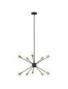 Elstead JAX Żyrandol G9 10x3W Czarny FE-JAX10-MB