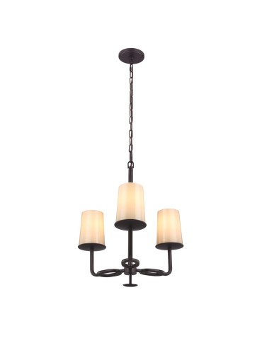 Elstead HUNTLEY Żyrandol E27 3x75W Brązowy FE-HUNTLEY3
