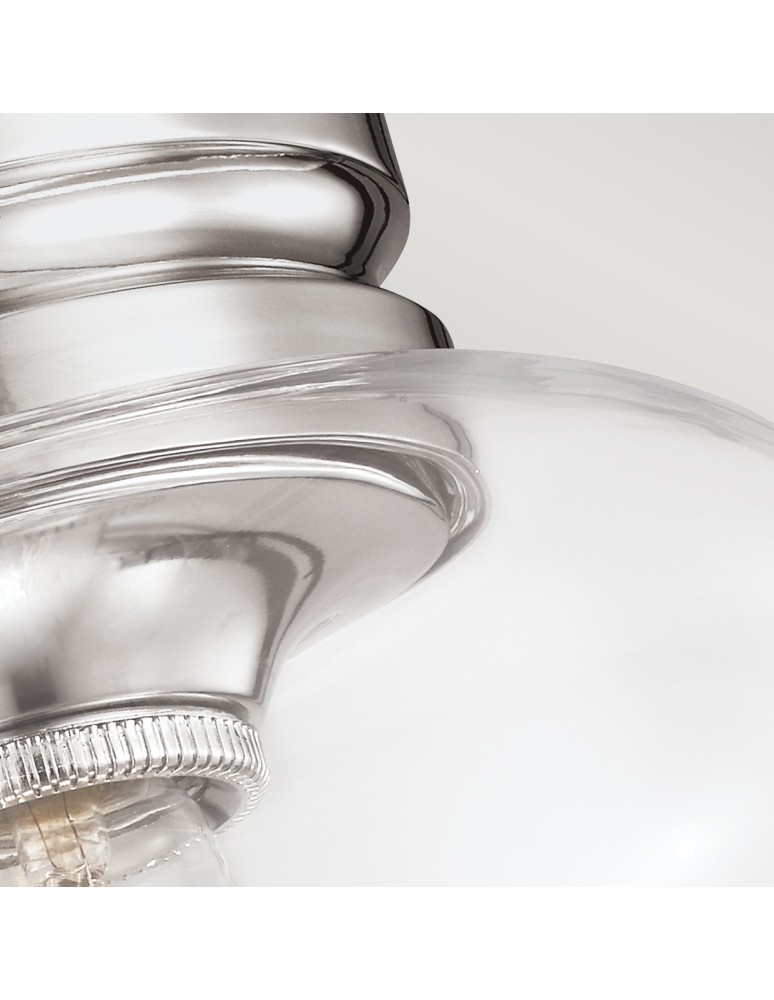 Lampy sufitowe - Elstead HOUNSLOW Plafon E27 1x60W Nikiel FE-HOUNSLOW-F-PN - product kolory-swiatla.pl 2