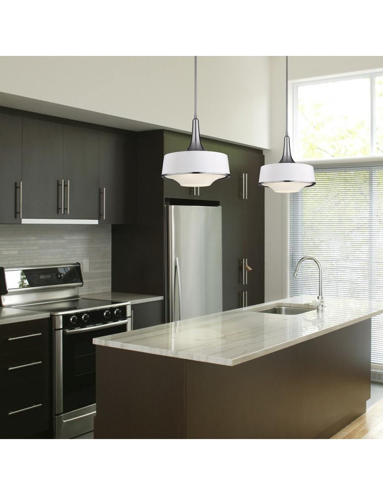 Lampy wiszące - Elstead HOLLOWAY Wisząca E27 4x75W Stalowy FE-HOLLOWAY-4P-W - product kolory-swiatla.pl 2