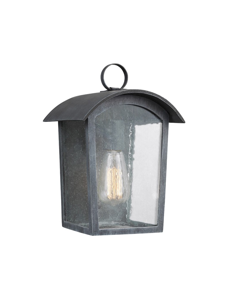 Kinkiety zewnętrzne - Elstead HODGES Kinkiet E27 1x60W IP44 Czarny/Czarny FE-HODGES-S - produkt kolory-swiatla.pl 1
