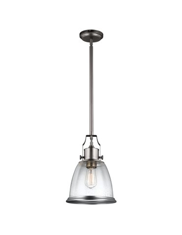 Elstead HOBSON Wisząca E27 1x75W Nikiel FE-HOBSON-P-M-SN