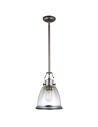 Elstead HOBSON Wisząca E27 1x75W Nikiel FE-HOBSON-P-M-SN