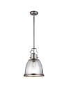 Elstead HOBSON Wisząca E27 1x75W Nikiel FE-HOBSON-P-L-SN