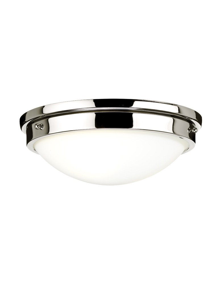 Lampy sufitowe - Elstead GRAVITY Plafon E27 2x60W Nikiel FE-GRAVITY-F-PN - produkt kolory-swiatla.pl 1