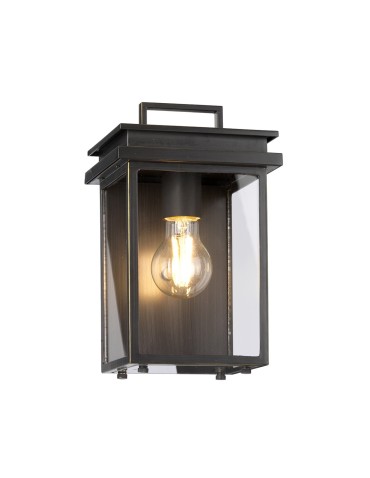 Elstead GLENVIEW Kinkiet E27 1x60W IP44 Antyczny Brąz FE-GLENVIEW-S