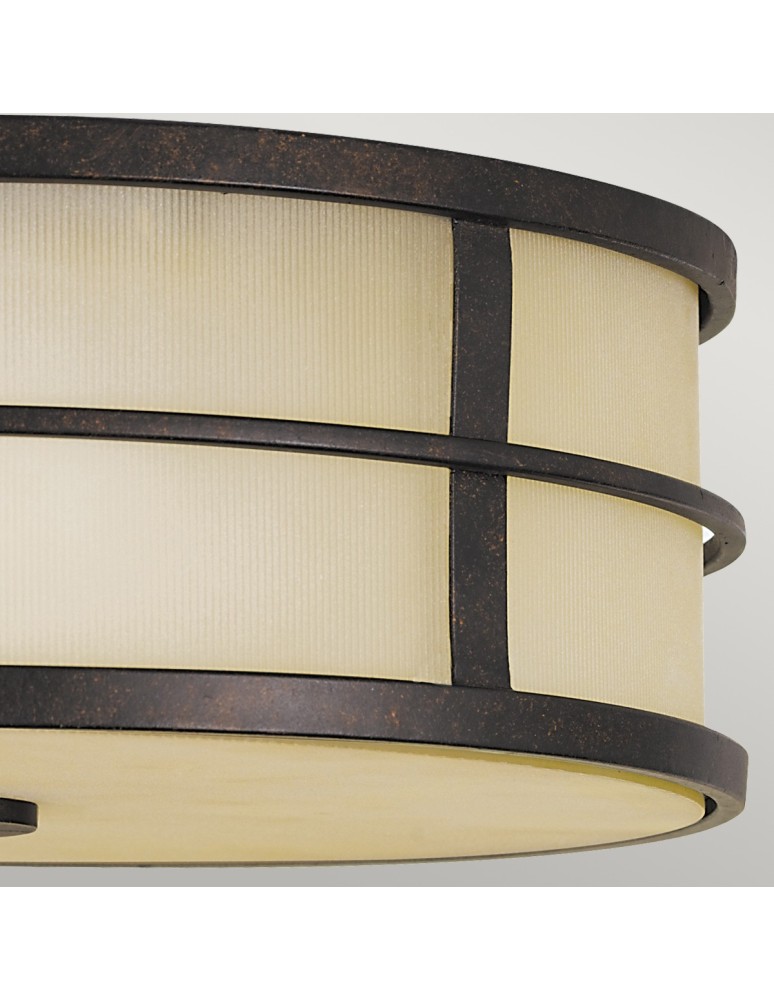 Lampy sufitowe - Elstead FUSION Plafon E27 3x60W Brązowy FE-FUSION-F - product kolory-swiatla.pl 3