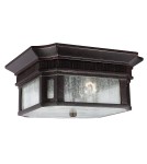 Lampy zewnętrzne sufitowe - Elstead FEDERAL Plafon Zewnętrzna E27 2x60W IP44 Brązowy FE-FEDERAL-F - product 1