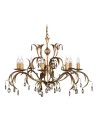 Elstead Lighting Interior Wisząca LILY 8x60W E14 LL8 ANT BRZ