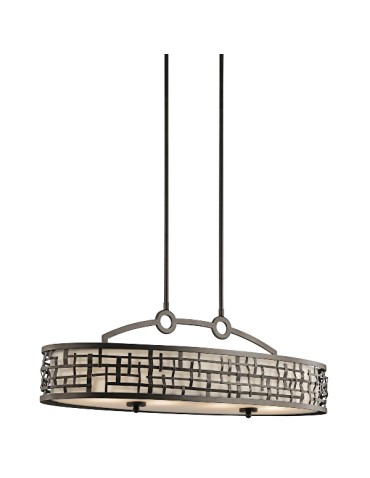 Elstead Lighting Kichler Wisząca LOOM OVAL ISLAND 4x100W E27 KL/LOOM/ISLE