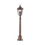 Lampy ogrodowe stojące - Elstead ENGLISH BRIDLE Stojąca Zewnętrzna E14 3x60W IP44 Brązowy FE-EB4-M-BRB - product 1