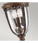 Lampy ogrodowe stojące - Elstead ENGLISH BRIDLE Stojąca Zewnętrzna E14 3x60W IP44 Brązowy FE-EB4-M-BRB - product 3