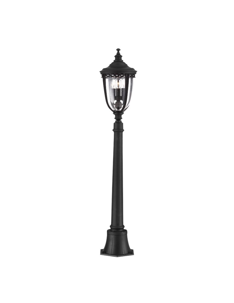 Lampy ogrodowe stojące - Elstead ENGLISH BRIDLE Stojąca Zewnętrzna E14 3x60W IP44 Czarny FE-EB4-M-BLK - produkt kolory-swiatla.pl 1
