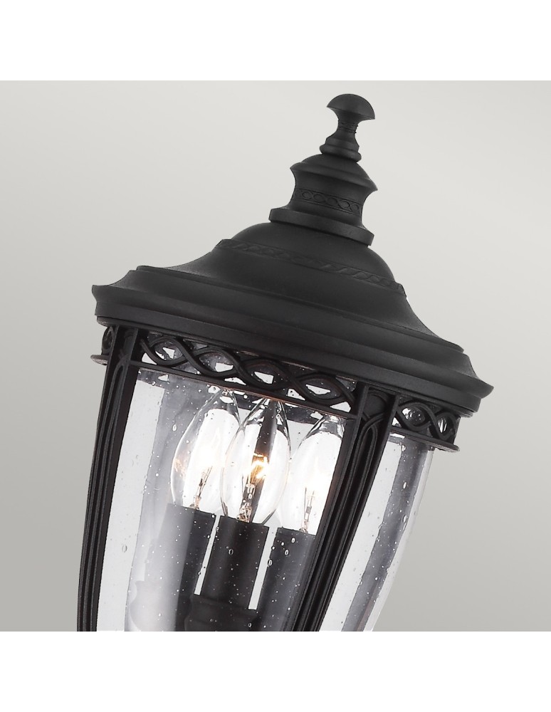 Lampy ogrodowe stojące - Elstead ENGLISH BRIDLE Stojąca Zewnętrzna E14 3x60W IP44 Czarny FE-EB4-M-BLK - product kolory-swiatla.pl 2