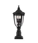 Lampy ogrodowe stojące - Elstead ENGLISH BRIDLE Stojąca Zewnętrzna E14 3x60W IP44 Czarny FE-EB3-M-BLK - product 1