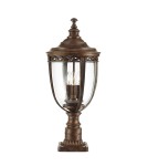 Lampy ogrodowe stojące - Elstead ENGLISH BRIDLE Stojąca Zewnętrzna E14 3x60W IP44 Brązowy FE-EB3-L-BRB - product 1