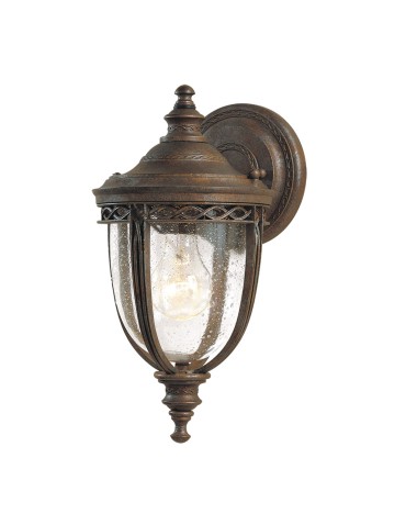 Elstead ENGLISH BRIDLE Kinkiet E27 1x60W IP44 Brązowy FE-EB2-S-BRB
