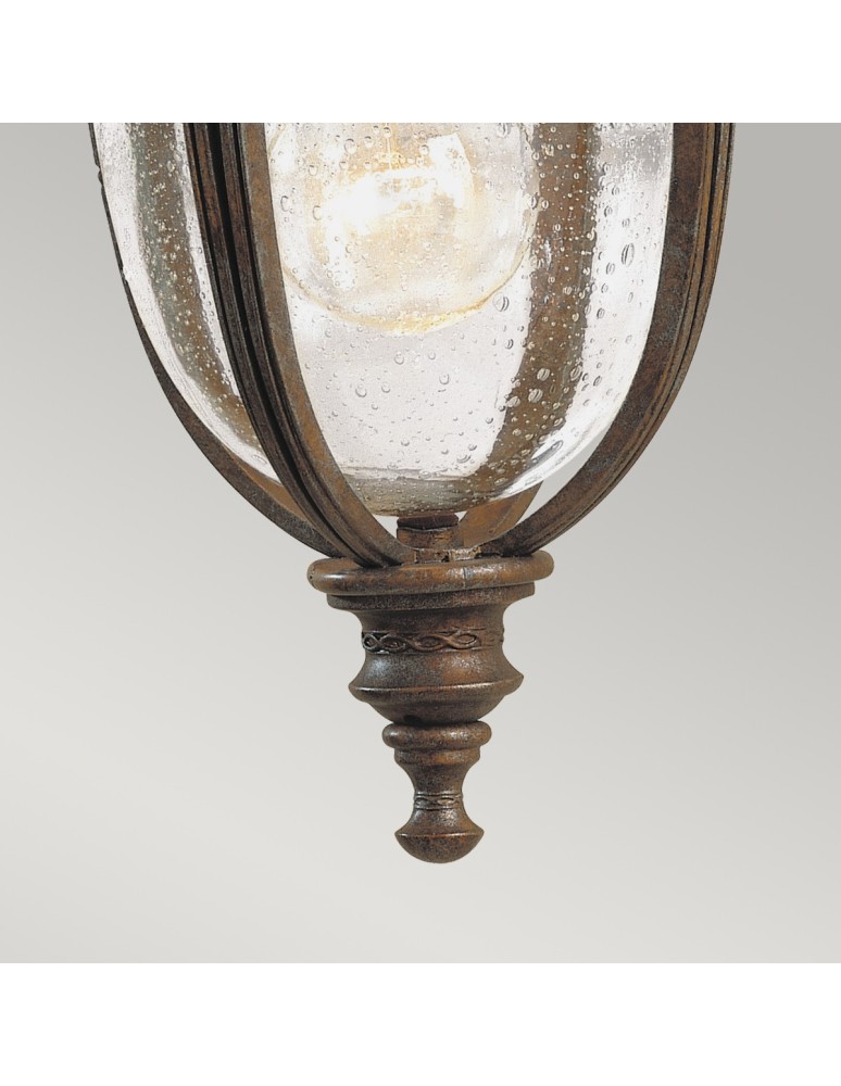 Kinkiety zewnętrzne - Elstead ENGLISH BRIDLE Kinkiet E27 1x60W IP44 Brązowy FE-EB2-S-BRB - product kolory-swiatla.pl 4