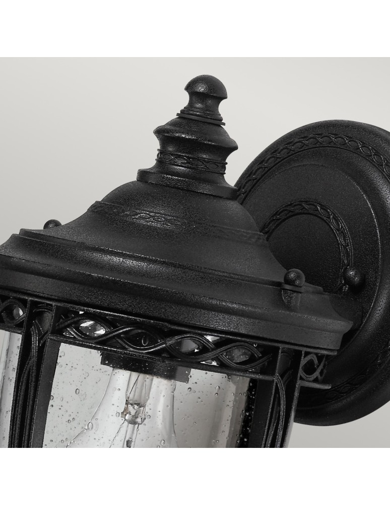 Kinkiety zewnętrzne - Elstead ENGLISH BRIDLE Kinkiet E27 1x60W IP44 Czarny FE-EB2-S-BLK - product kolory-swiatla.pl 2