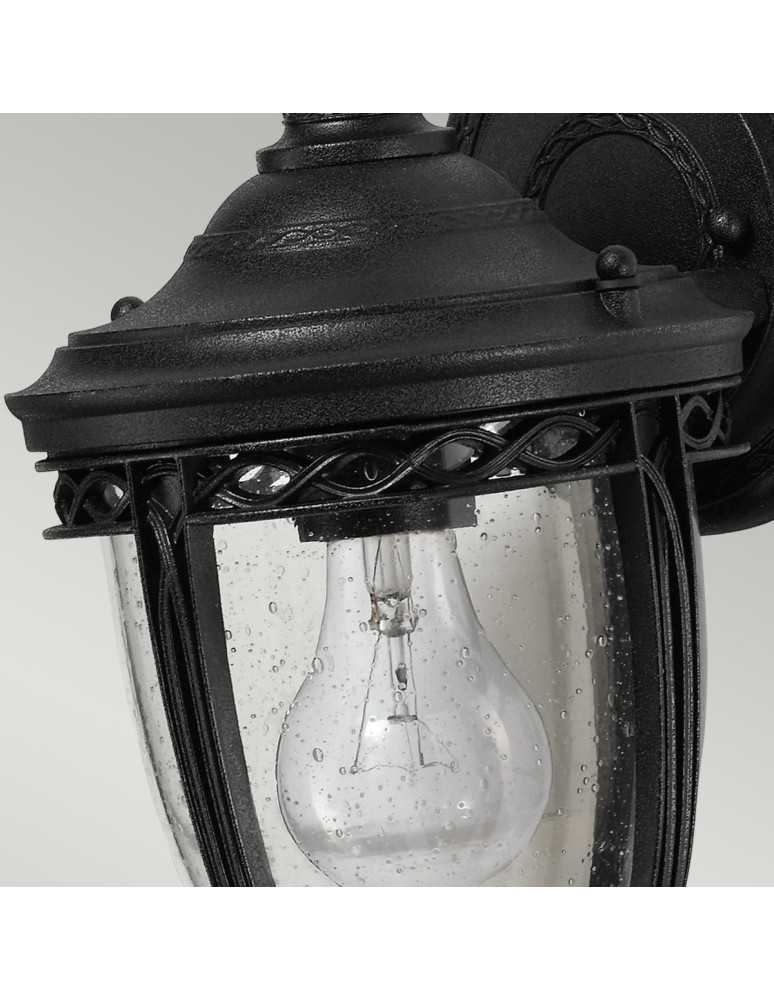 Kinkiety zewnętrzne - Elstead ENGLISH BRIDLE Kinkiet E27 1x60W IP44 Czarny FE-EB2-S-BLK - product kolory-swiatla.pl 3