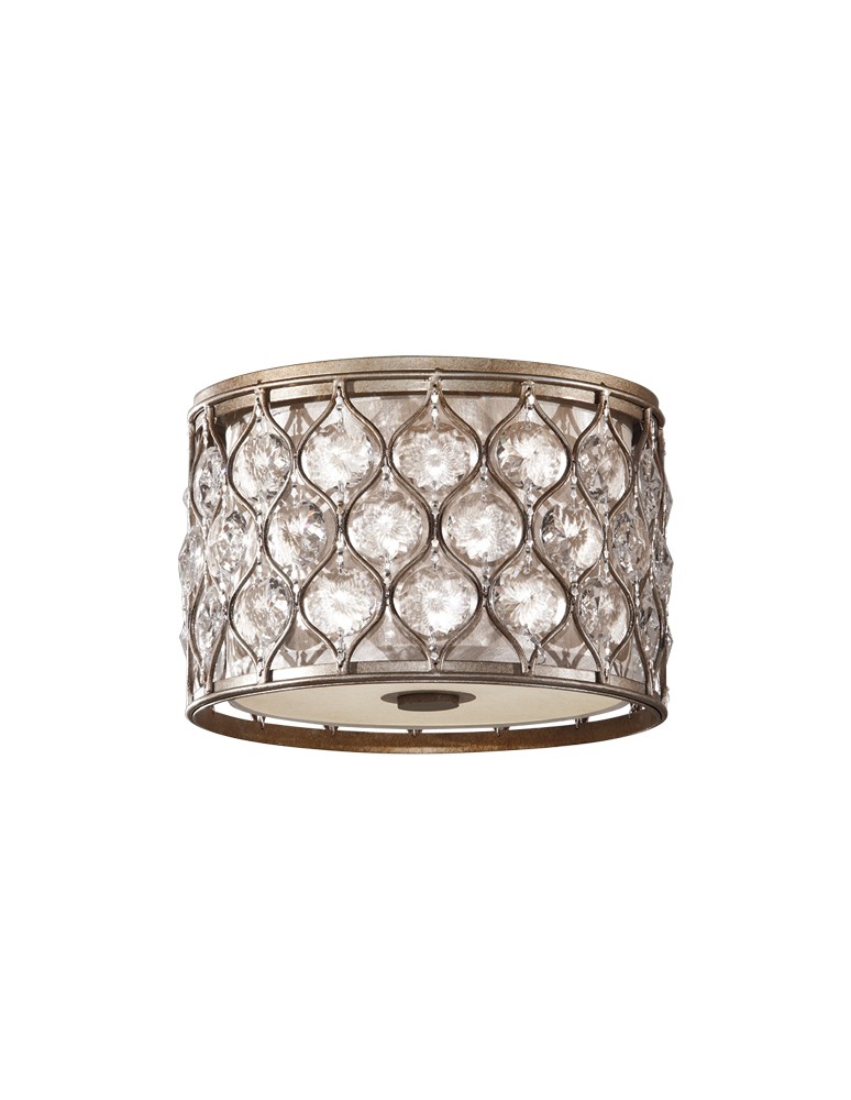 Lampy sufitowe - Elstead Lighting Feiss PLAFON LUCIA 2x60W E27 FE/LUCIA/F - produkt kolory-swiatla.pl 1