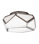 Lampy sufitowe - Elstead DIAMOND Plafon E27 2x60W Nikiel FE-DIAMOND-F - product 1