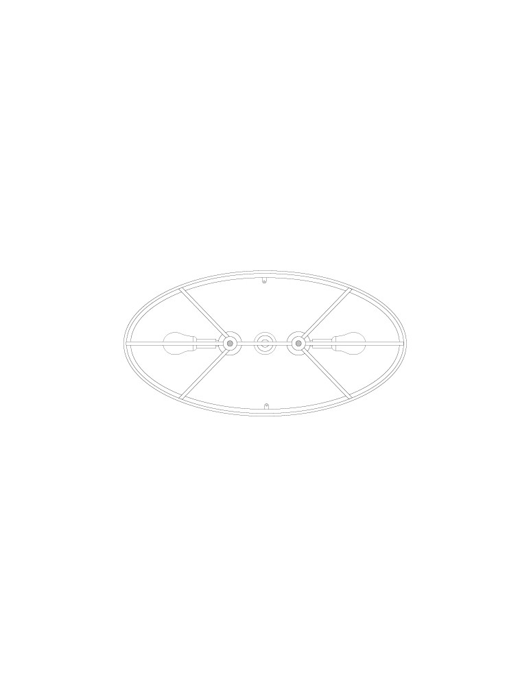 Lampy wiszące z abażurem - Elstead Lighting Feiss Wisząca LUCIA OVAL 3x100W E27 FE/LUCIA/P/A - product kolory-swiatla.pl 3