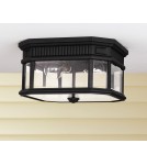 Lampy zewnętrzne sufitowe - Elstead COTSWOLD LANE Plafon E27 2x60W IP44 Czarny FE-COTSLN-F-BK - product 2