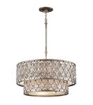Lampy wiszące z abażurem - Elstead Lighting Feiss Wisząca LUCIA 6x60W E27 FE/LUCIA/P/E 2TR - product 1
